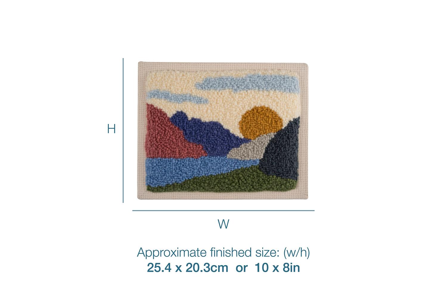Trimits Gro-gck091 - Pneedle Landscape - Punch Needle Kit La-4