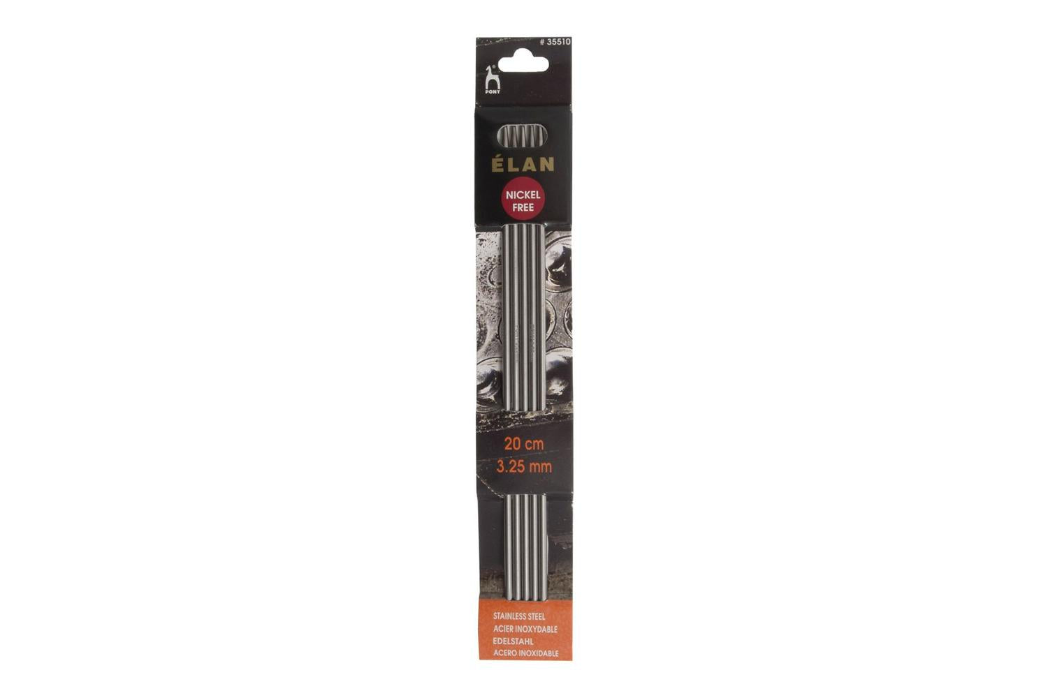 Pony Gro-p35510 - Ss Kp De 20cmx325 - Knitting Pins Double-e