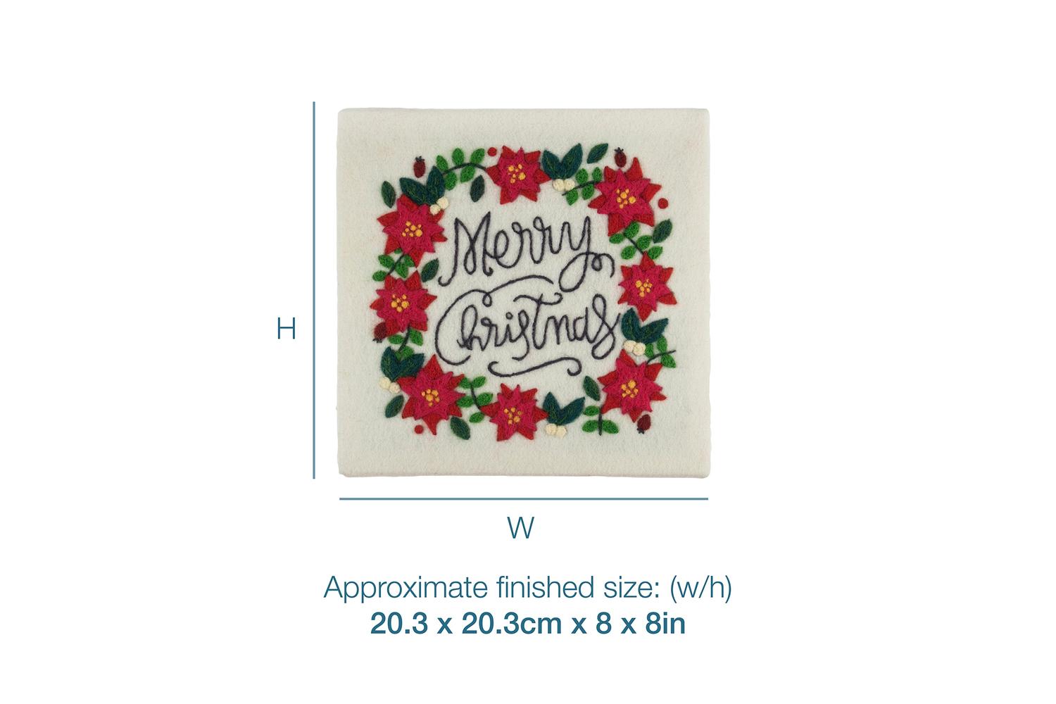 Trimits Gro-tck033 - Needle Felting Kit With Frame Christmas-4