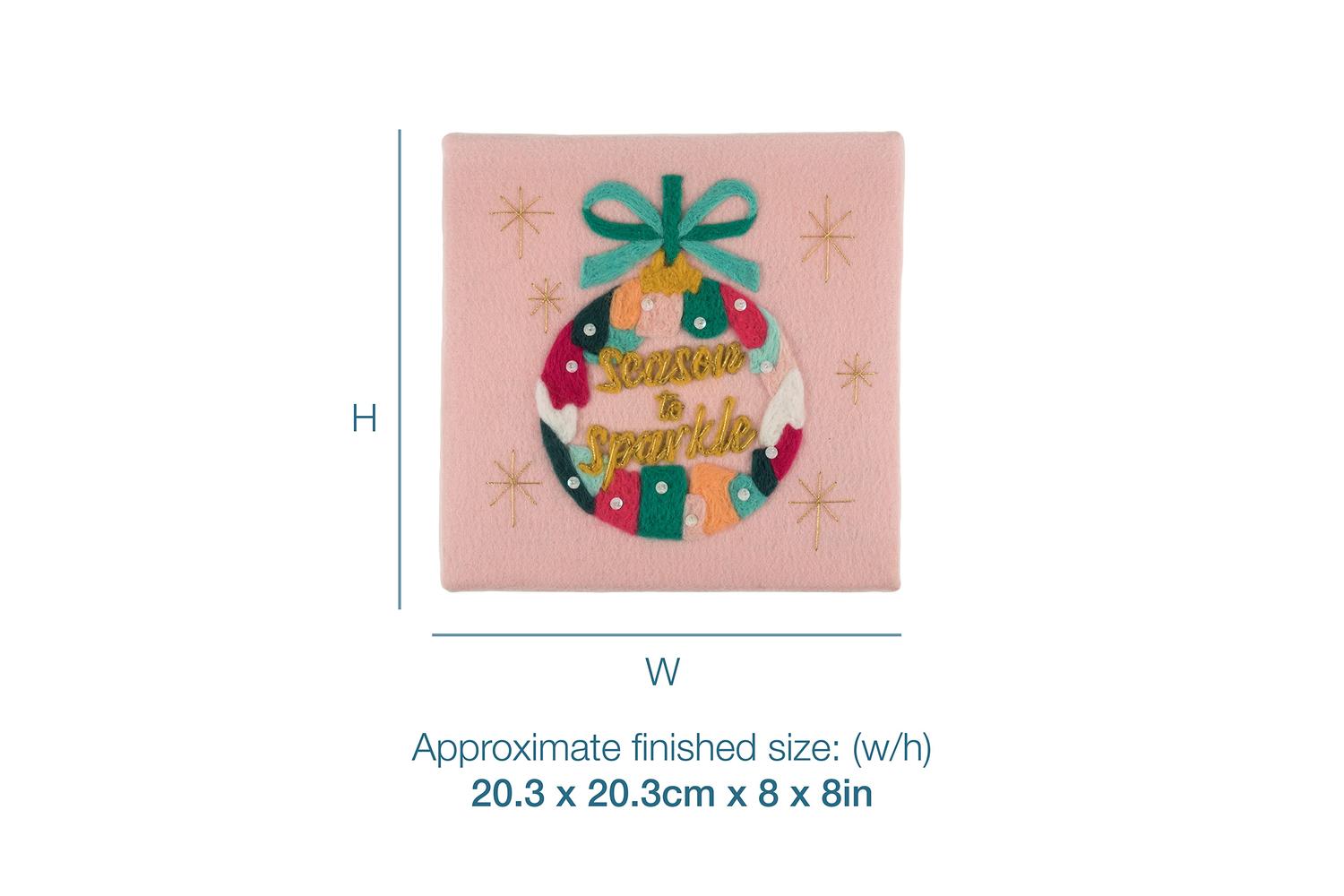 Trimits Gro-tck042 - Needle Felting Kit With Frame Christmas-4
