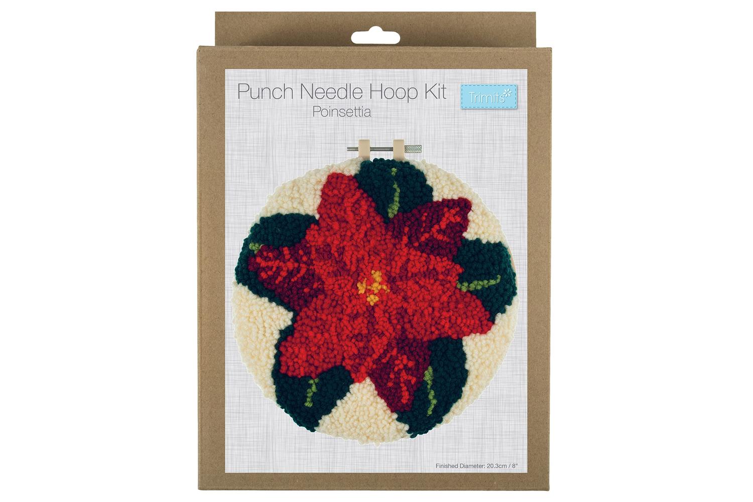 Trimits Gro-gck123 - Punch Needle Kit Yarn And Hoop Christma-2