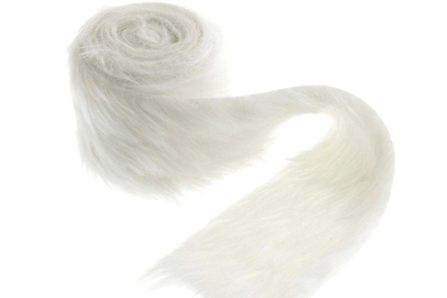 Trimits Gro-eh016 - Faux Fur Roll Wht - Trim Faux Fur 2m X 8