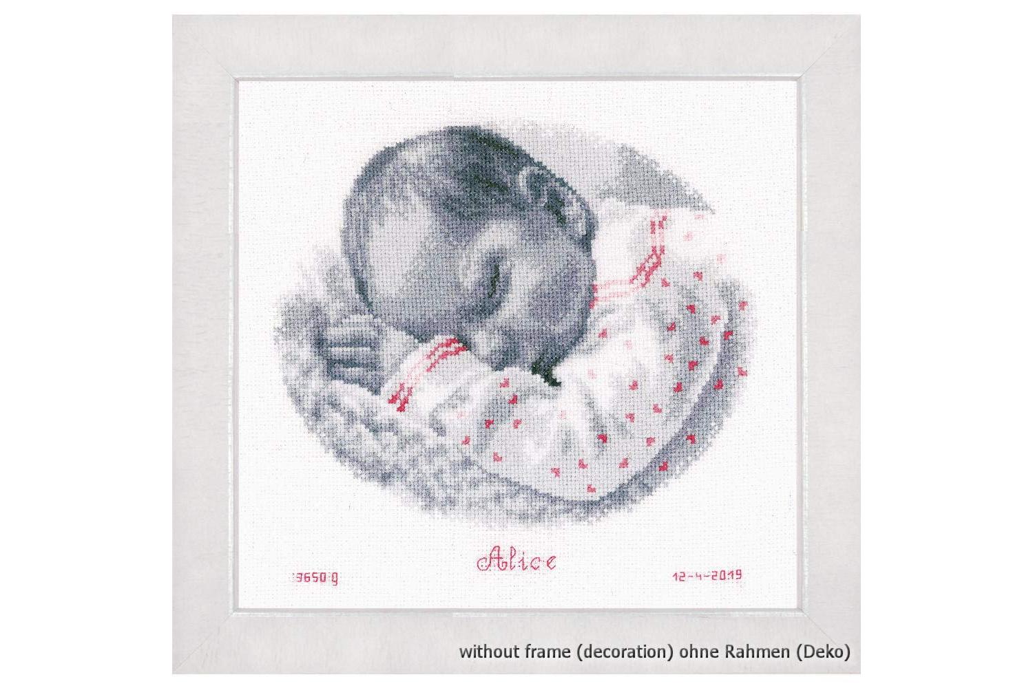 Vervaco Gro-pn-0169612 - Sleeping Baby - Counted Cross Stitc