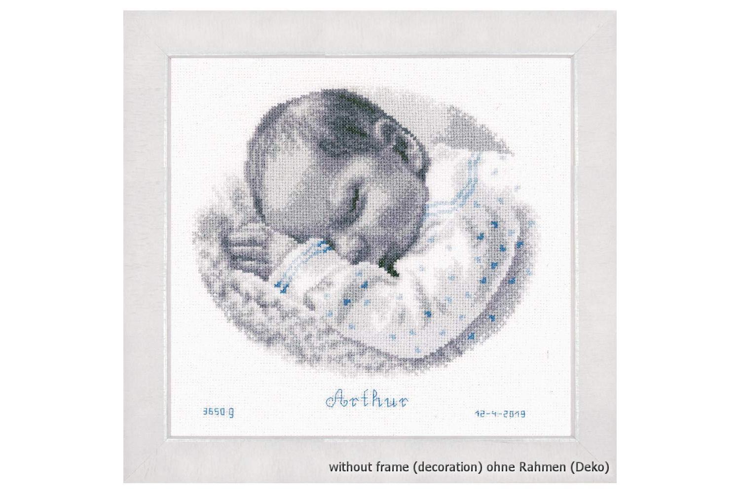 Vervaco Gro-pn-0169612 - Sleeping Baby - Counted Cross Stitc-2