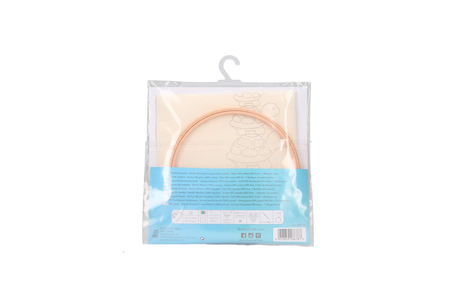 Anchor Gro-ahp110 - Turtle Family - Embroidery Kit With Hoop-3