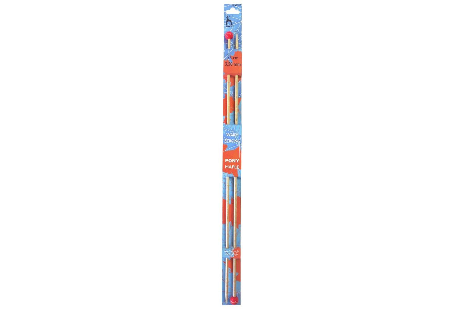 Pony Gro-p45308 - Maple Kp 35cmx375 - Knitting Pins Single-e