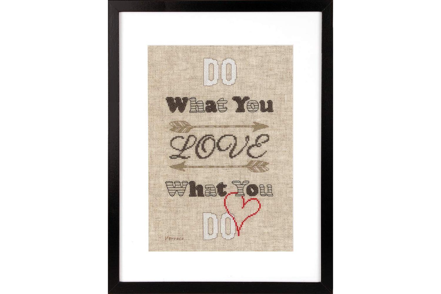 Vervaco Gro-pn-0158480 - Do What You Love - Counted Cross St