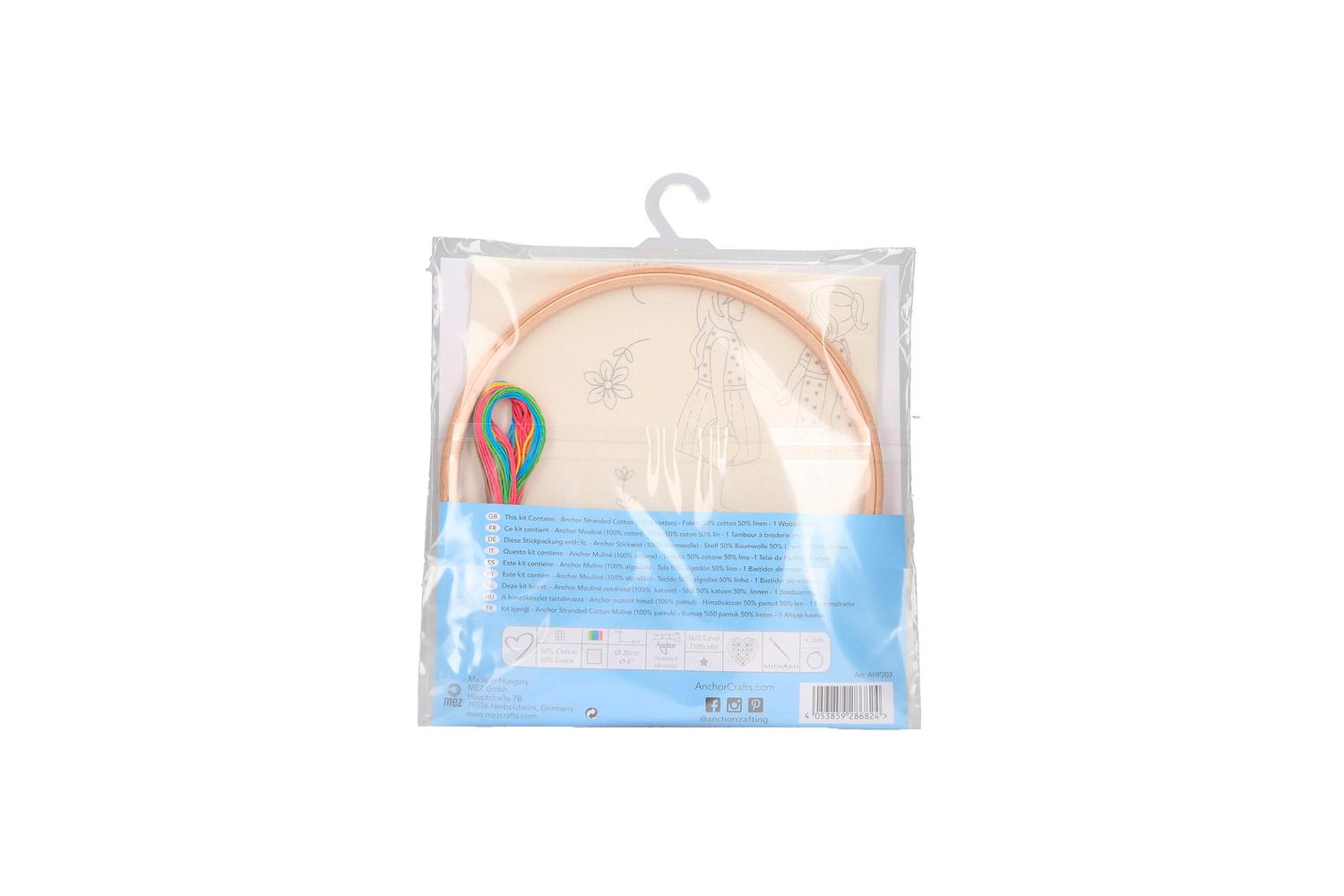Anchor Gro-ahp203 - Friends For Ever - Embroidery Kit With H-3
