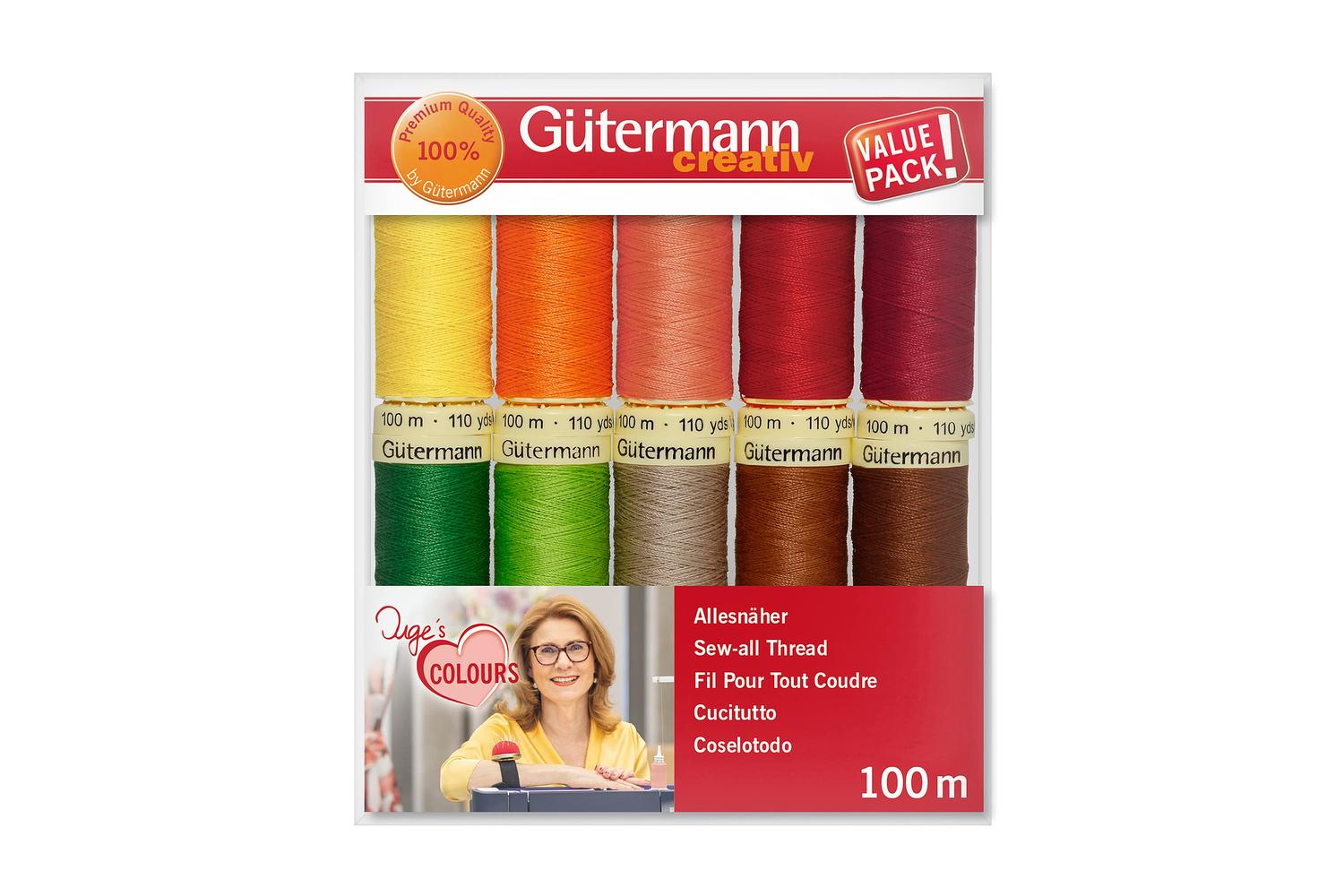 Gutermann Gro-734008\1 - Tset Sa 10x100m - Thread Set Sew-al-2