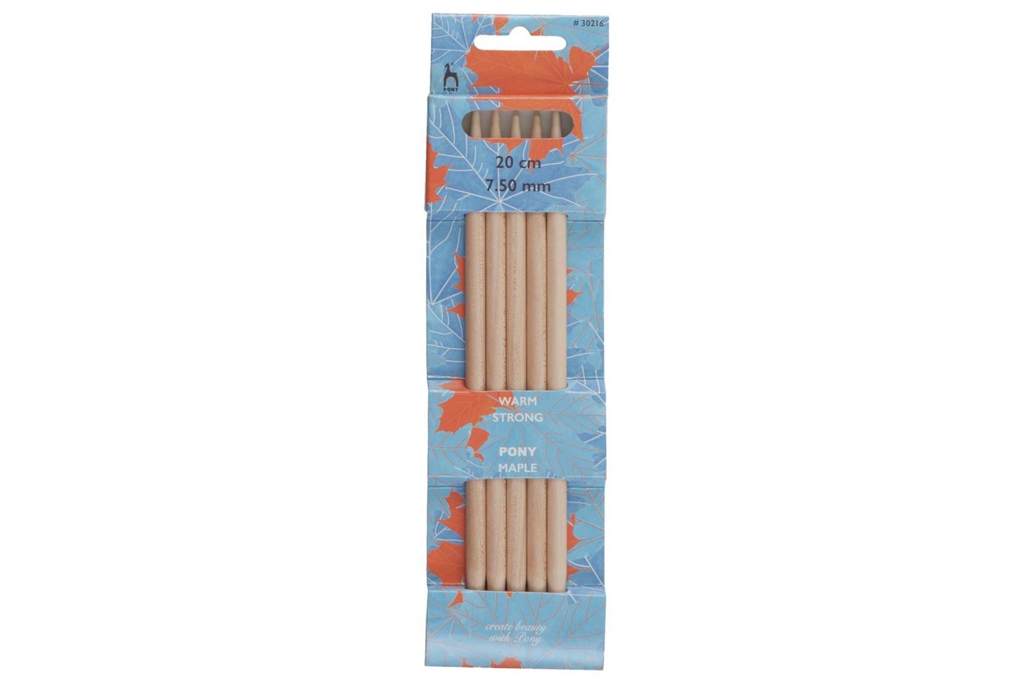 Pony Gro-p30216 - Maple De Kp 20cmx750 - Knitting Pins Doubl
