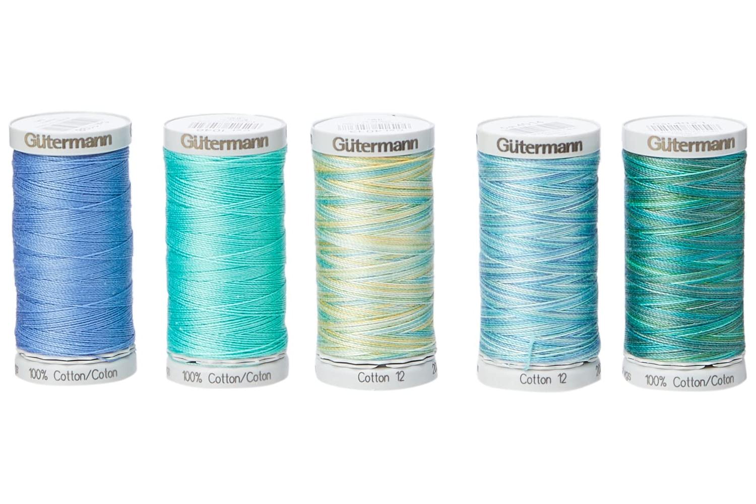 Gutermann Gro-731390\2 - Tset Ctn 12 5x200m - Thread Set Cot-3