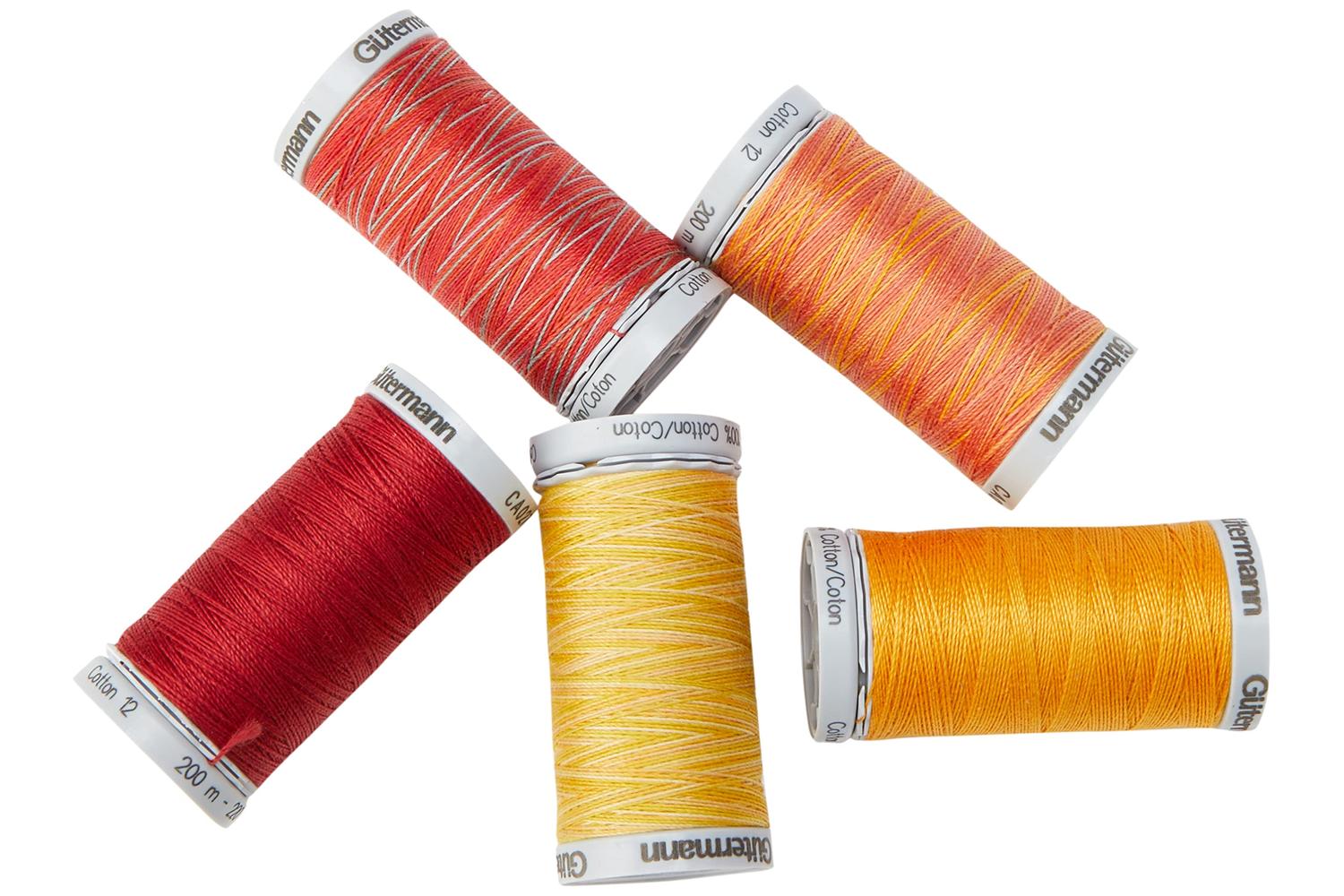 Gutermann Gro-731390\1 - Tset Ctn 12 5x200m - Thread Set Cot-4