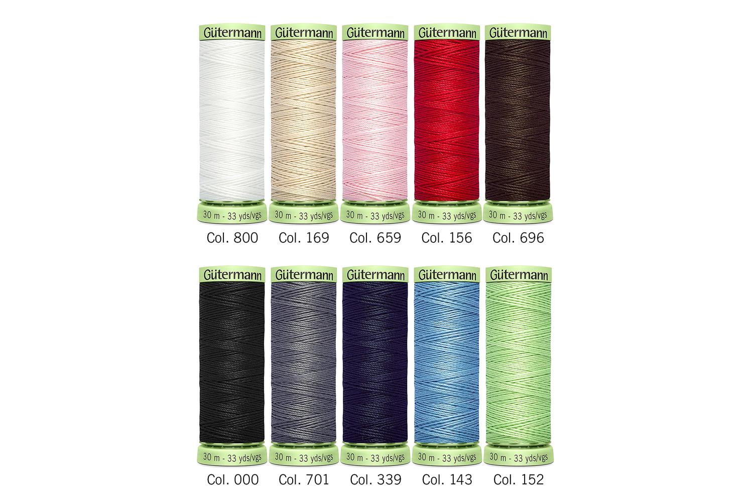 Gutermann Gro-731154\1 - Tset Tstitch 10x30m - Thread Set To-4