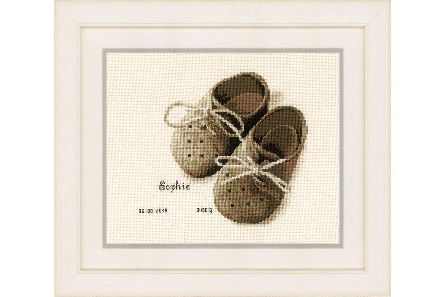 Vervaco Gro-pn-0164620 - Brec First Shoes - Counted Cross St