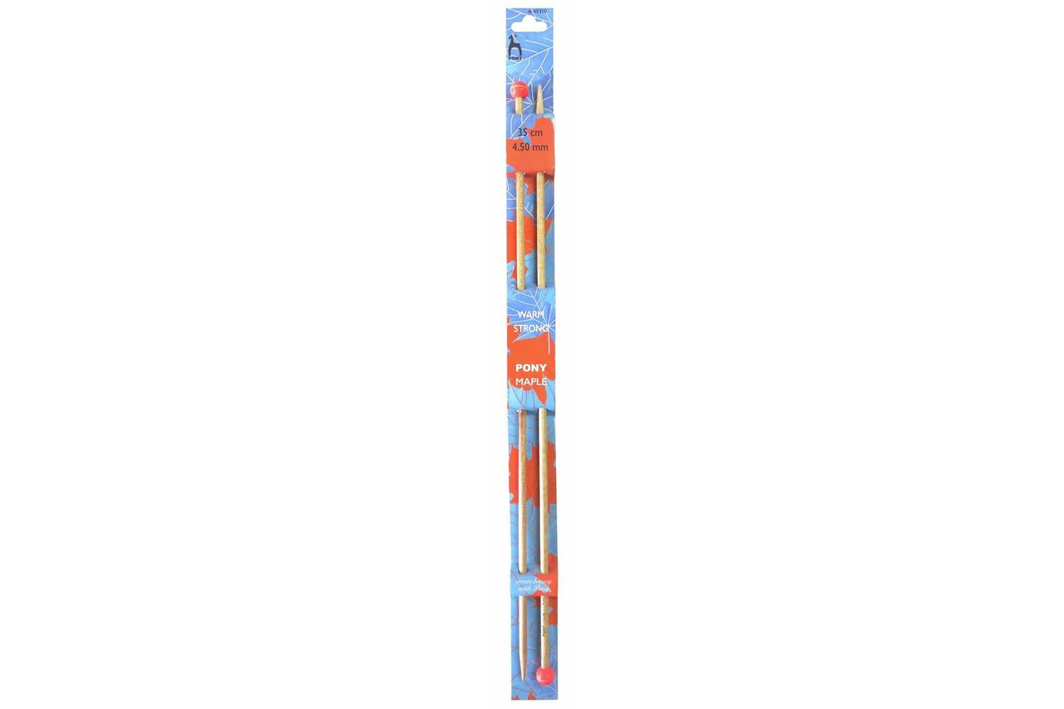 Pony Gro-p45310 - Maple Kp 35cmx450 - Knitting Pins Single-e