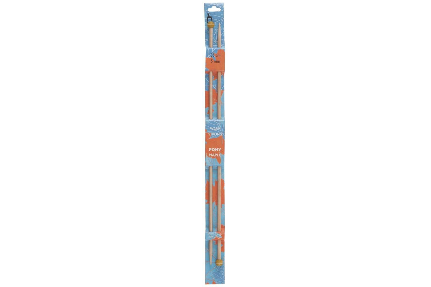 Pony Gro-p45311 - Maple Kp 35cmx500 - Knitting Pins Single-e