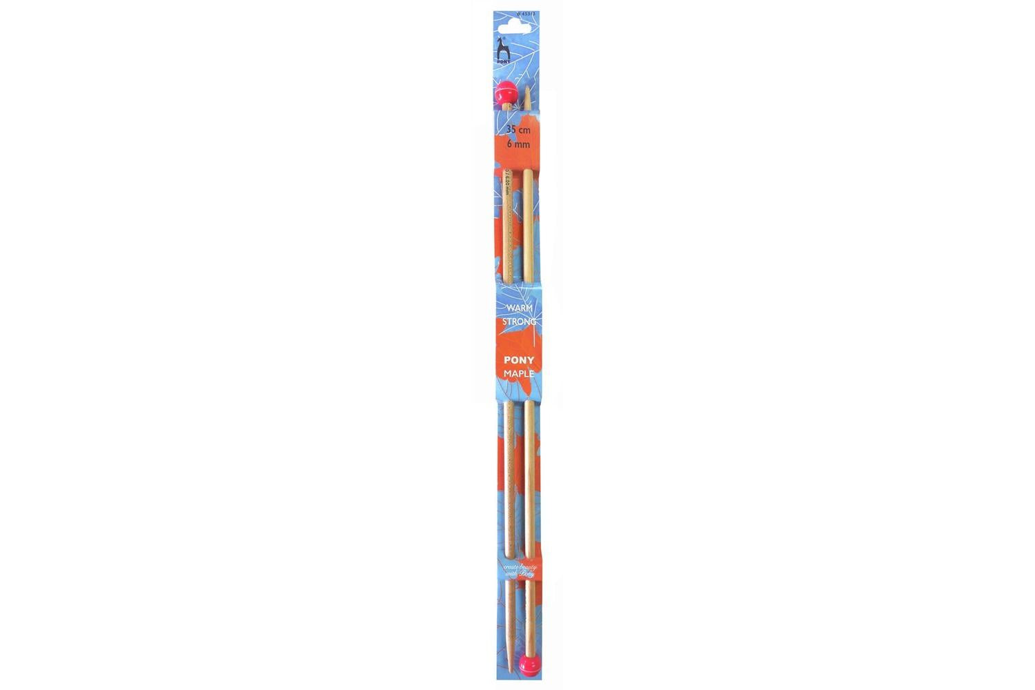 Pony Gro-p45313 - Maple Kp 35cmx600 - Knitting Pins Single-e