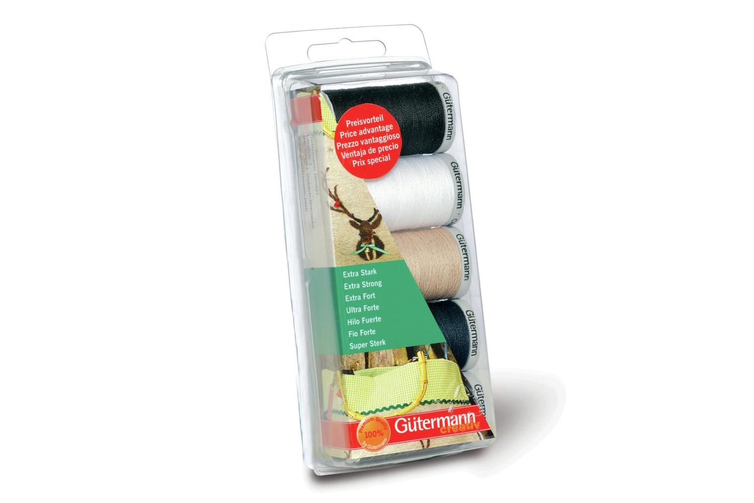 Gutermann Gro-731307\1 - Tset Estrong 5x100m - Thread Set Ex