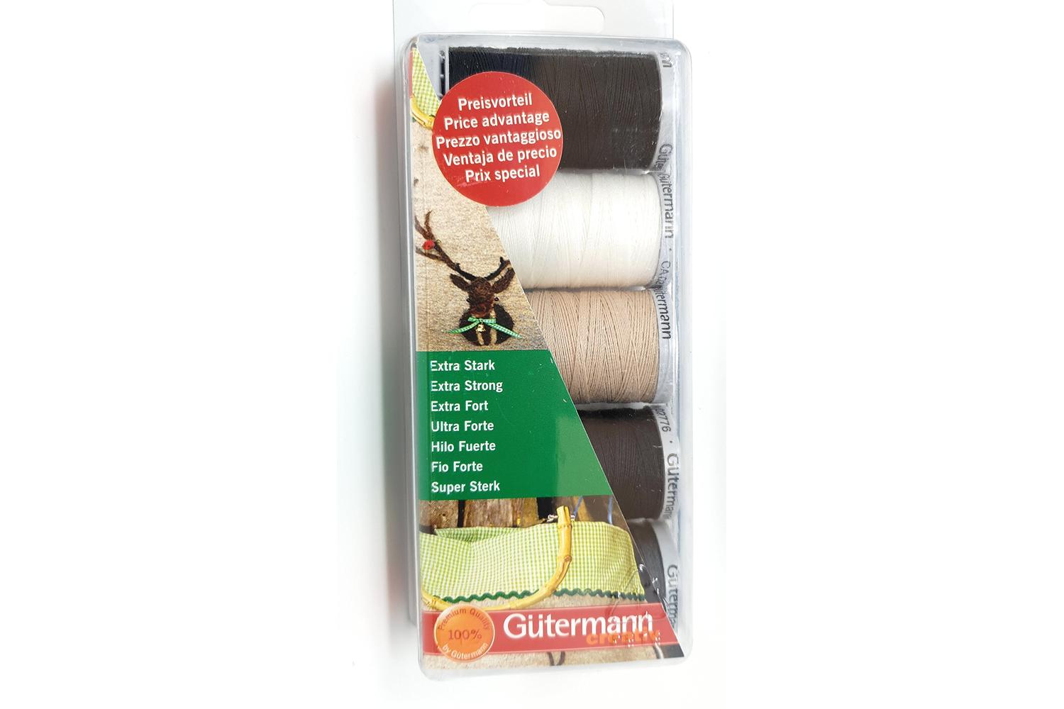 Gutermann Gro-731307\1 - Tset Estrong 5x100m - Thread Set Ex-4