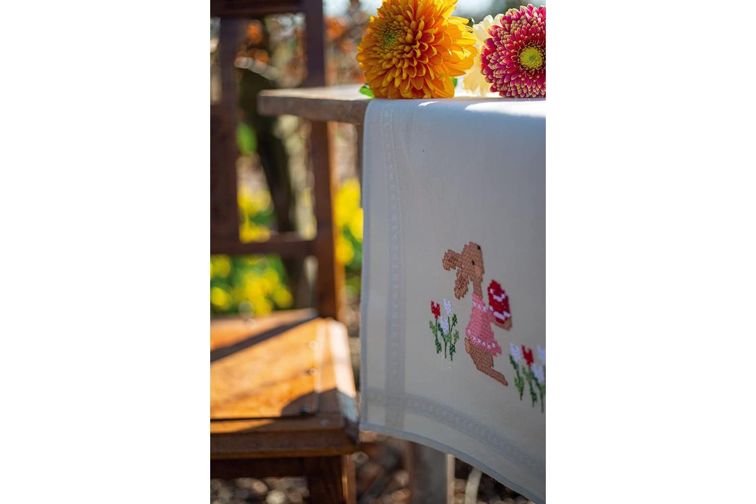 Vervaco Gro-pn-0190938 - Embroidery Kit Table Runner Easter-2