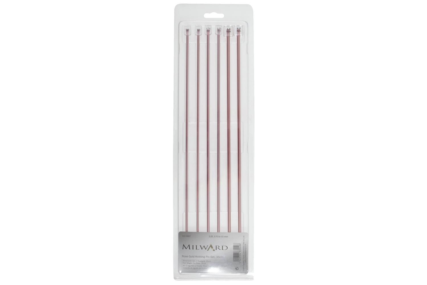 Milward Gro-2229007 - Knit Pin Set Rgold - Knitting Pin Set-2