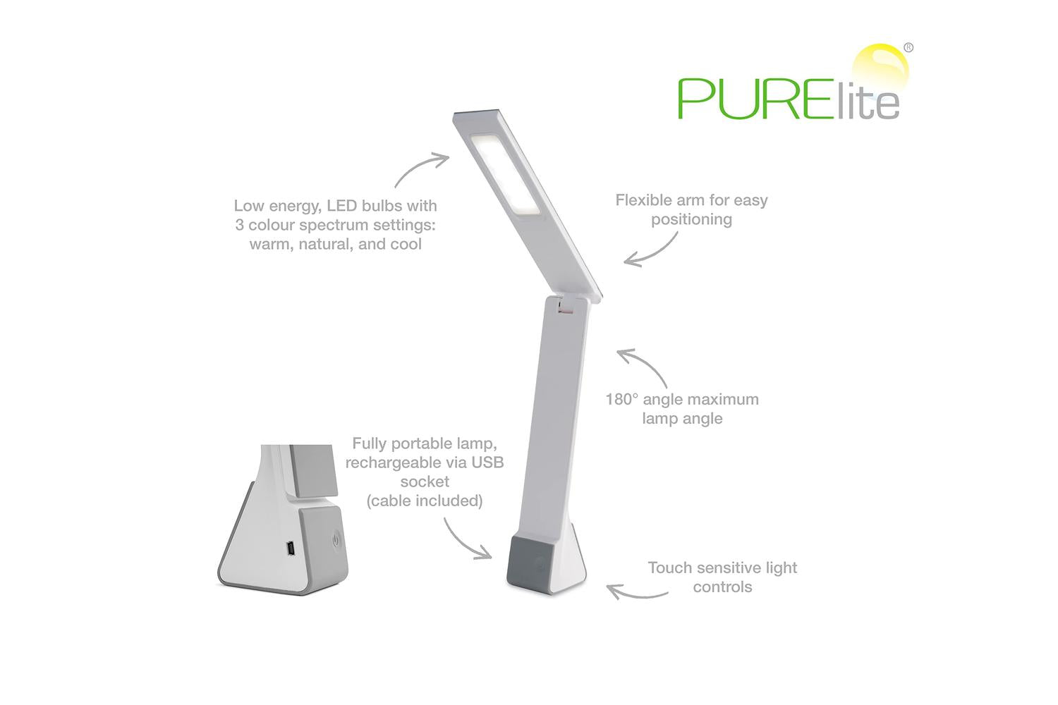 Purelite Gro-cfpl21 - Rcharg Handy Lamp - Lamp Handy Recharg-4