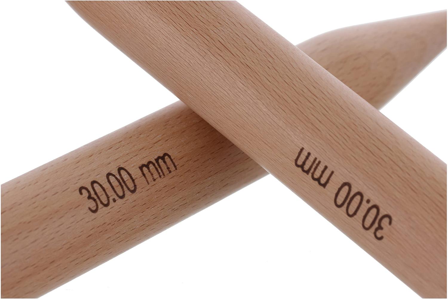 Knitpro Gro-kp35256 - Jumbo Birch Knitting Pins Single-ended-2