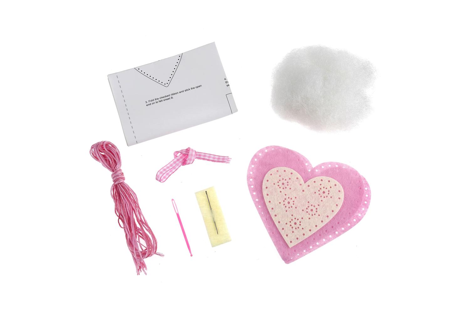 Trimits Gro-gck016 - Felt Kit Heart - Felt Decoration Kit He-2