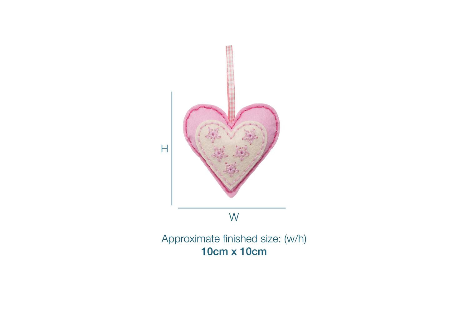 Trimits Gro-gck016 - Felt Kit Heart - Felt Decoration Kit He-3