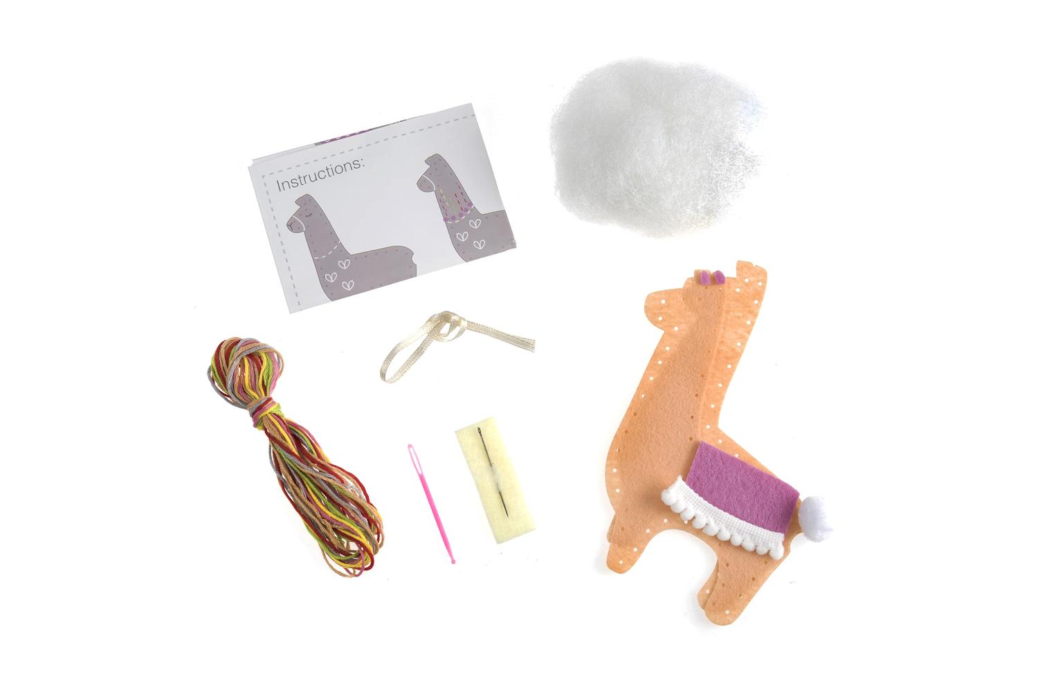 Trimits Gro-gck042 - Felt Kit Llama - Felt Decoration Kit Ll-2