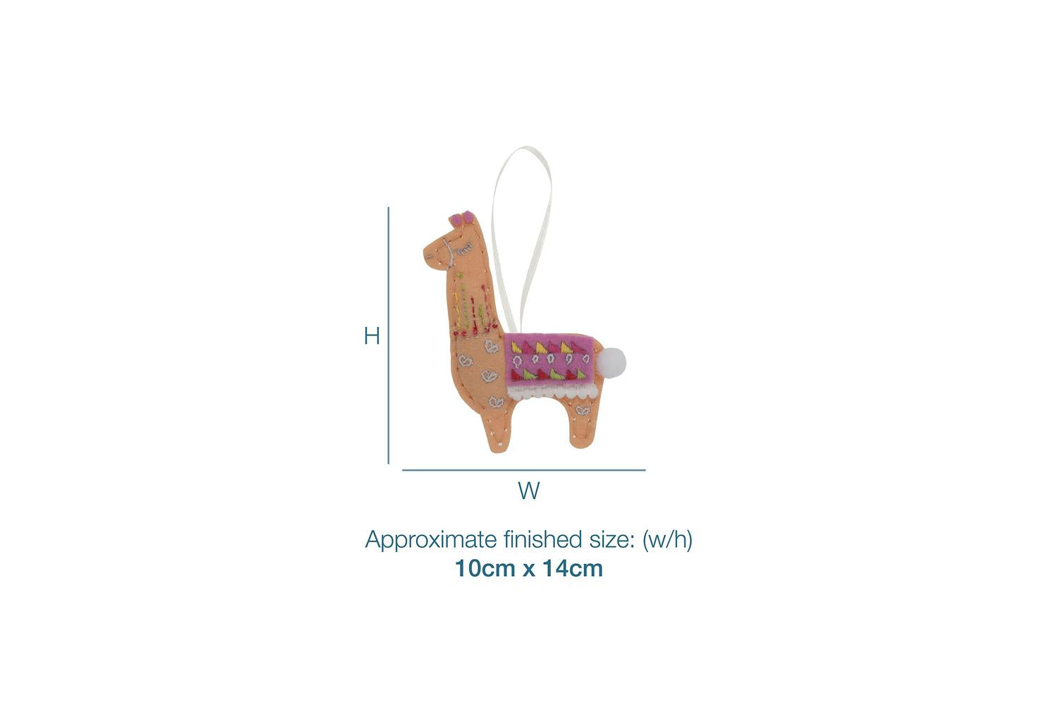 Trimits Gro-gck042 - Felt Kit Llama - Felt Decoration Kit Ll-3