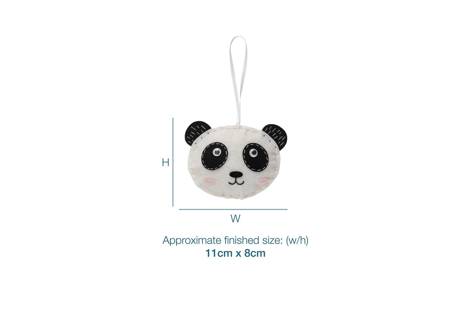 Trimits Gro-gck078 - Felt Kit Panda - Felt Decoration Kit Pa-3