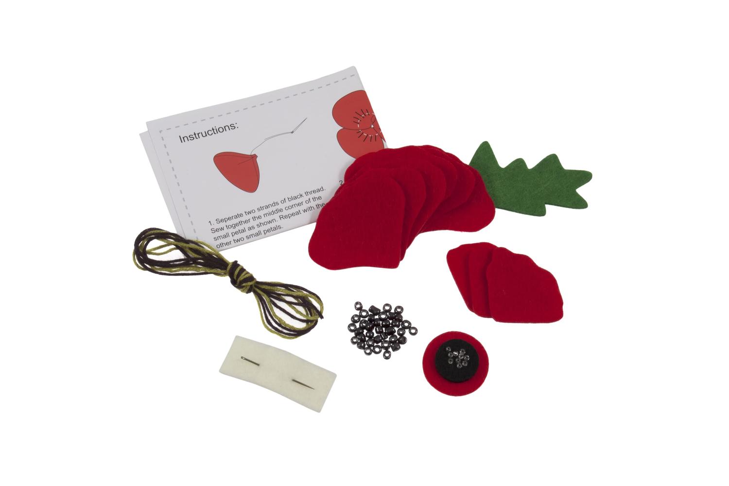 Trimits Gro-gck055 - Felt Kit Poppy - Felt Decoration Kit Po-3