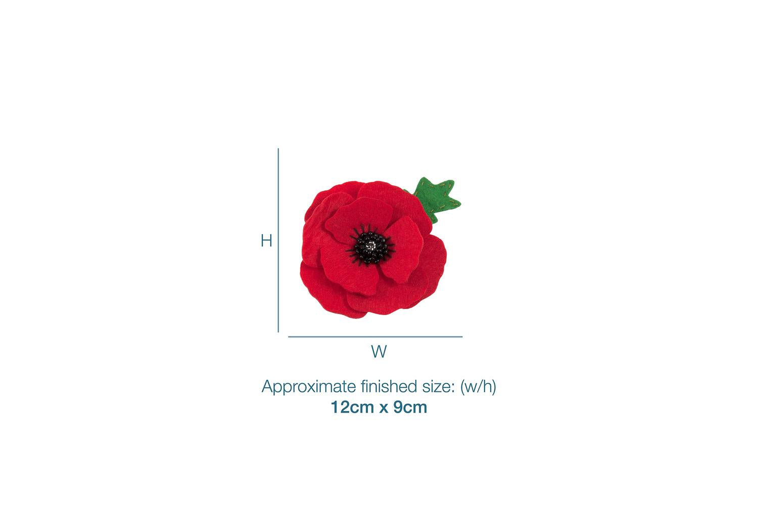 Trimits Gro-gck055 - Felt Kit Poppy - Felt Decoration Kit Po-4