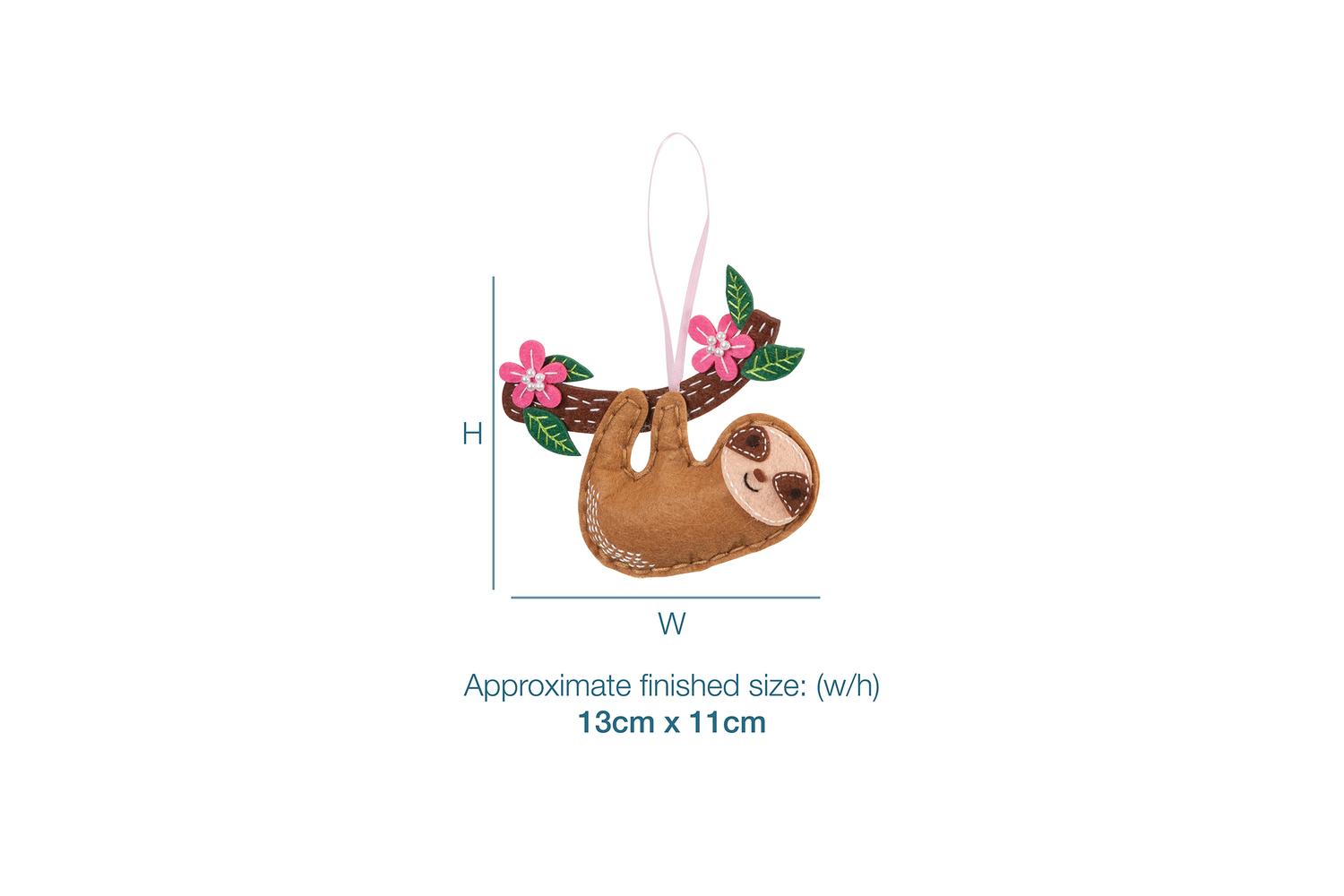 Trimits Gro-gck080 - Felt Kit Sloth - Felt Decoration Kit Sl-3