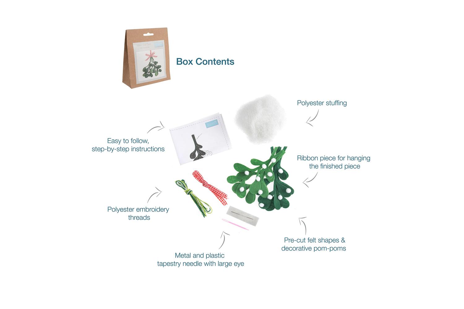 Trimits Gro-gck074 - Felt Mistletoe - Felt Decoration Kit Ch-4