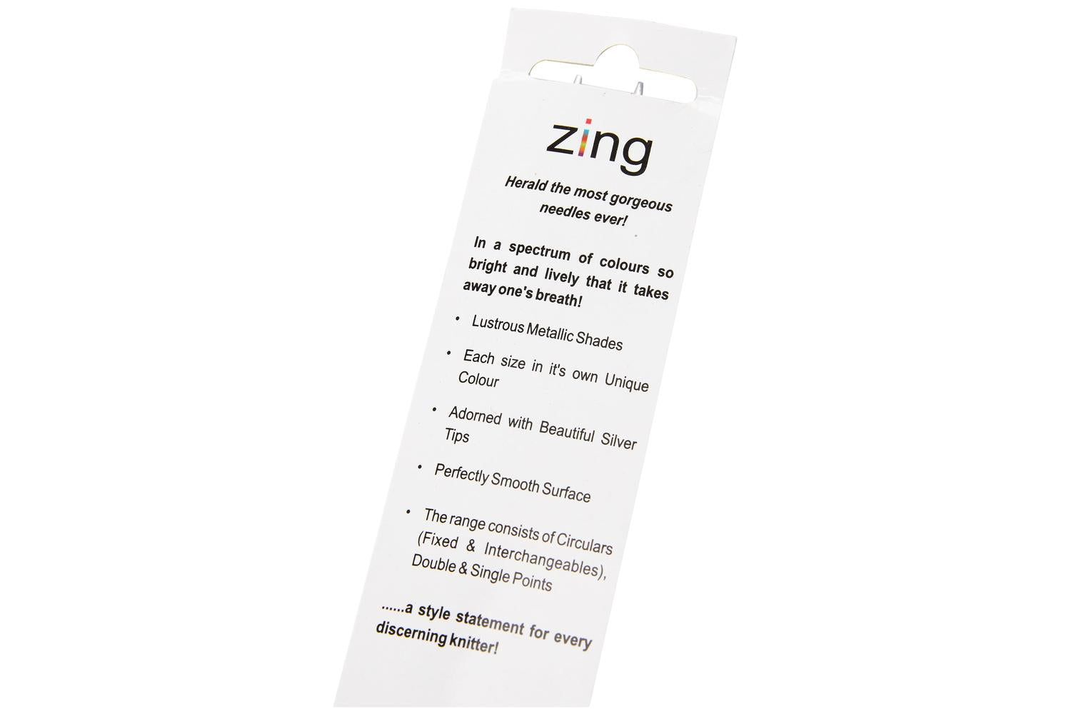 Knitpro Gro-kp47300 - Zing Sp 35x45 - Zing Knitting Pins Sin-3