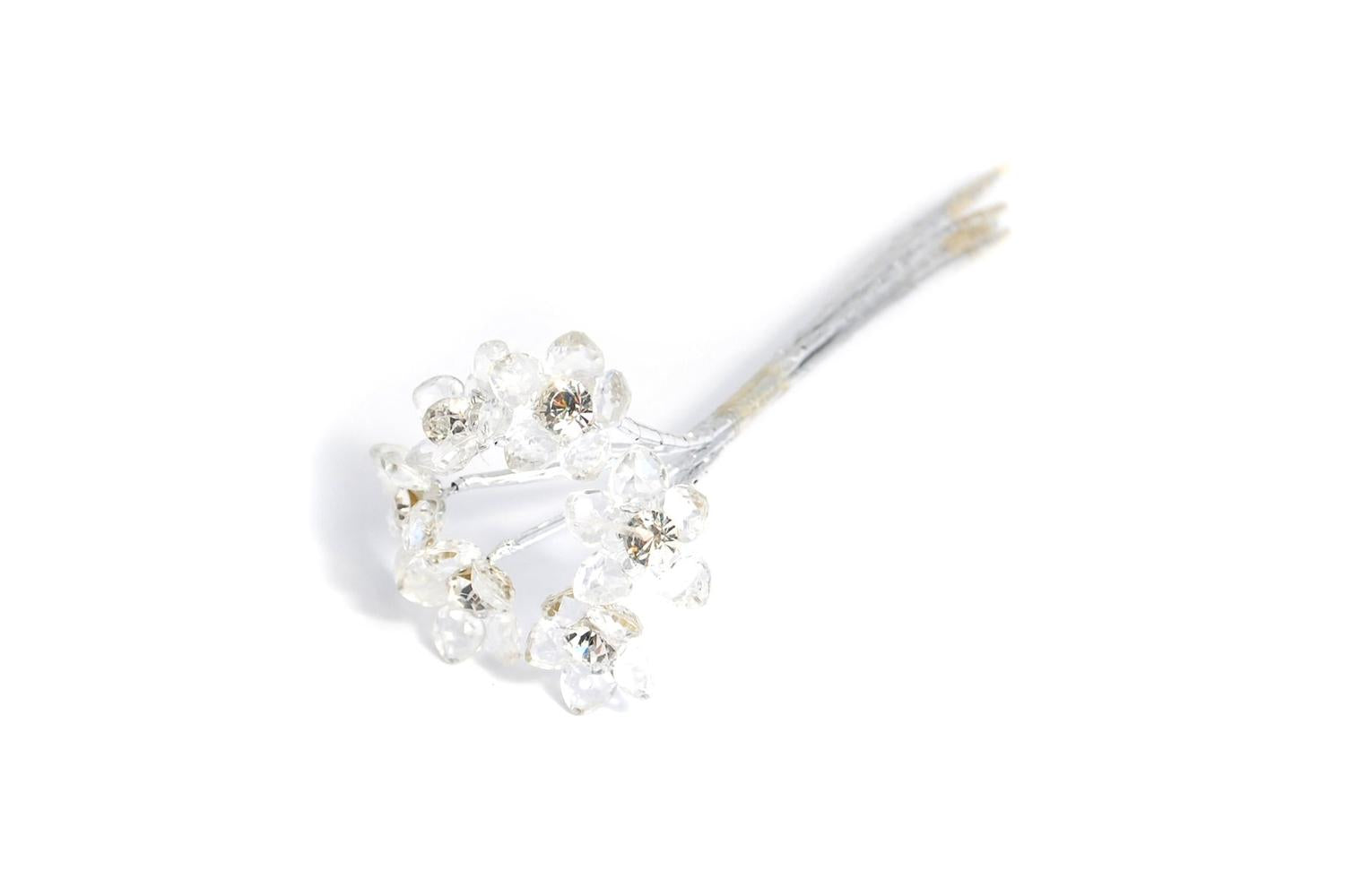 Occasions Gro-b1816cl - Pick Crystal Flower With Diamante 18