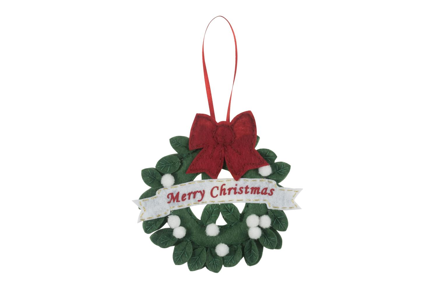 Trimits Gro-gck167 - Felt Dec Wreath - Felt Decoration Kit C