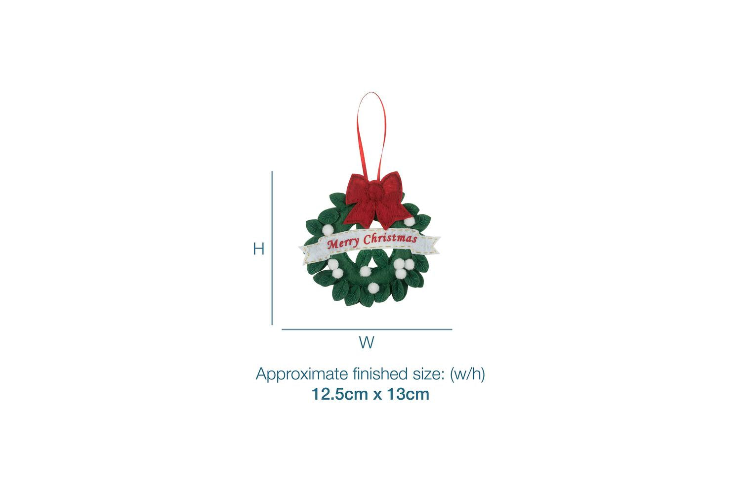 Trimits Gro-gck167 - Felt Dec Wreath - Felt Decoration Kit C-3