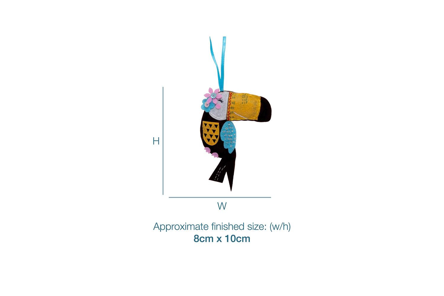 Trimits Gro-gck056 - Felt Kit Toucan - Felt Decoration Kit T-4