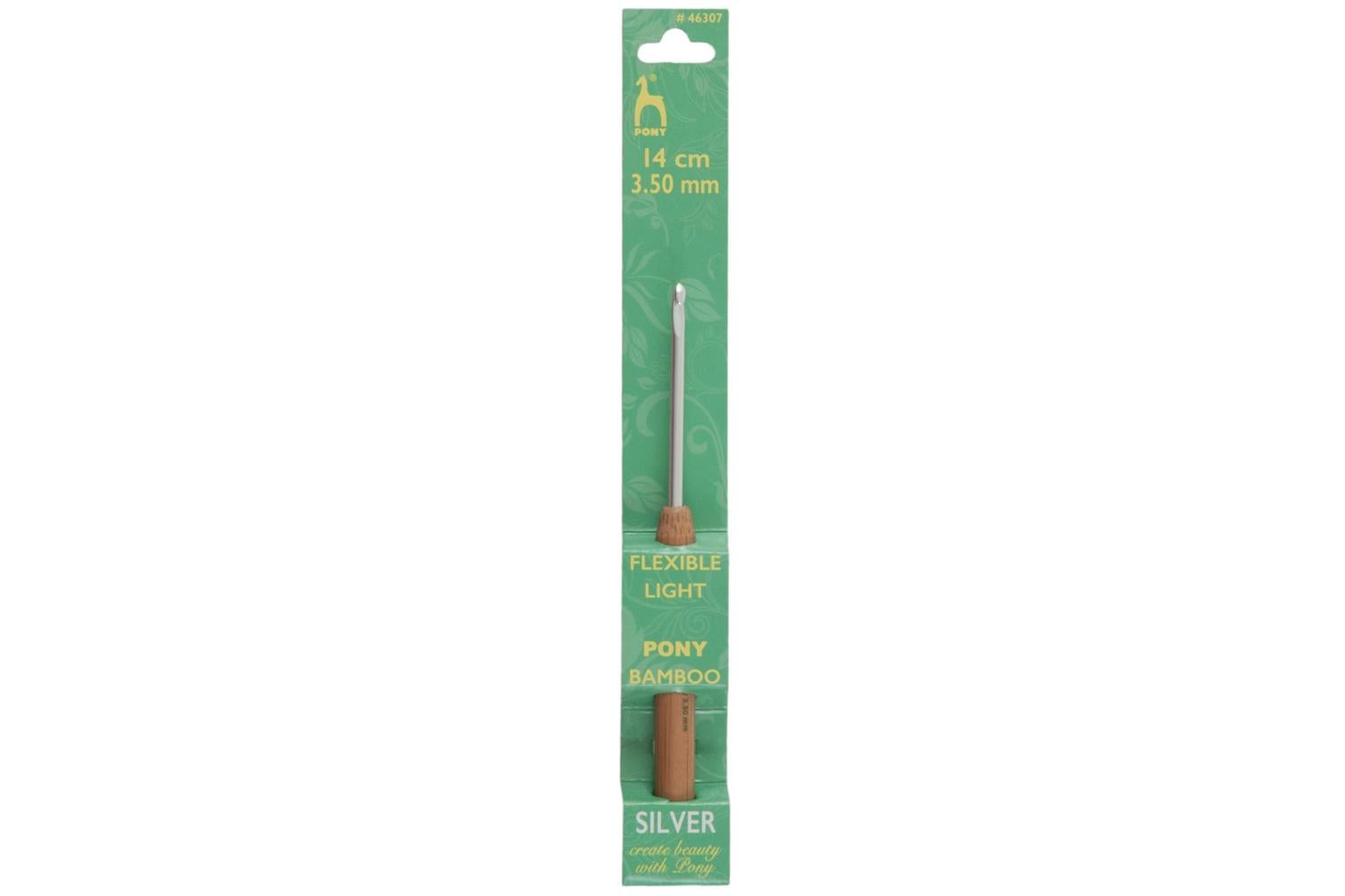 Pony Gro-p46307 - Chk Wbamb 350 - Crochet Hook Aluminium Wit