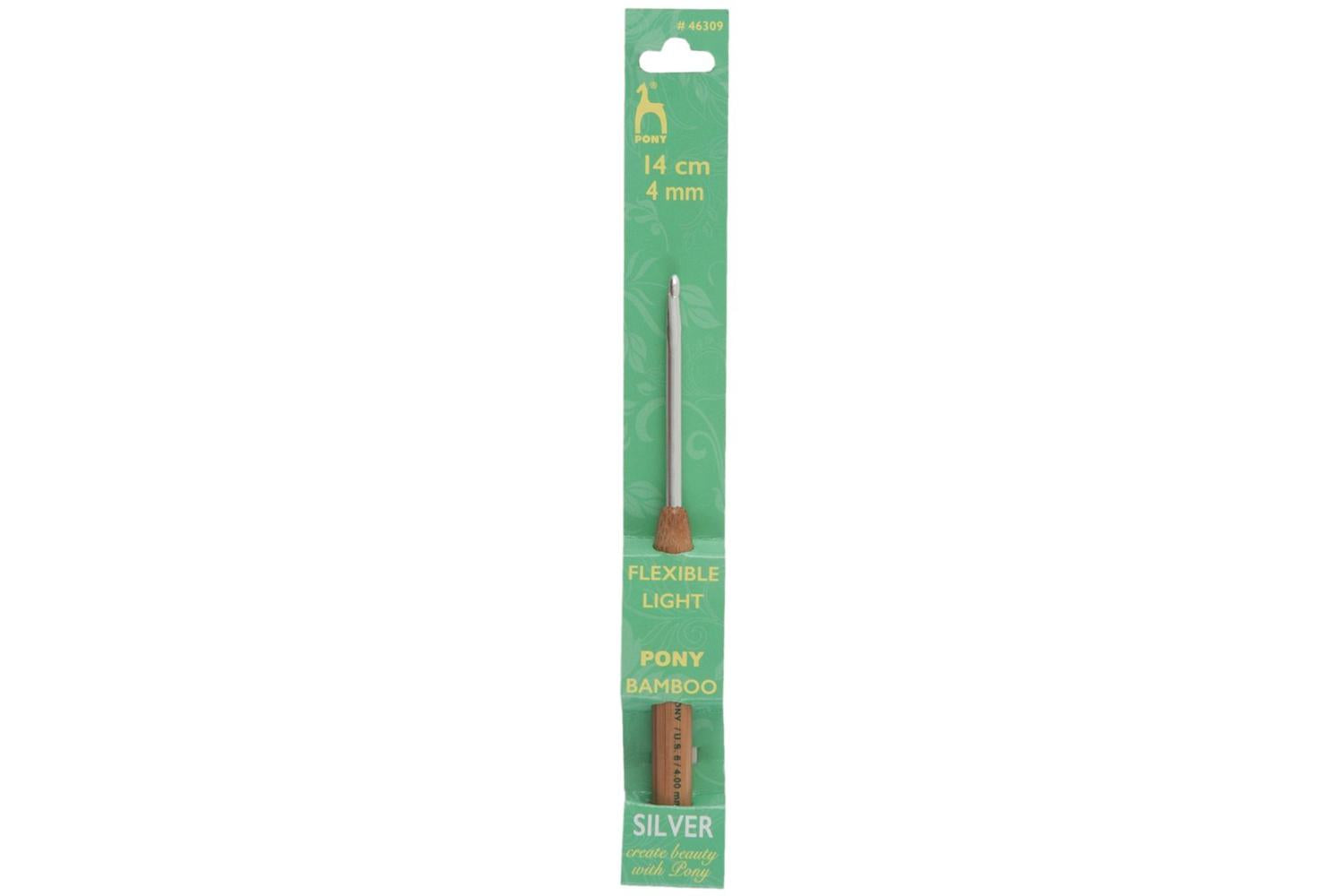 Pony Gro-p46309 - Chk Wbamb 400 - Crochet Hook Aluminium Wit