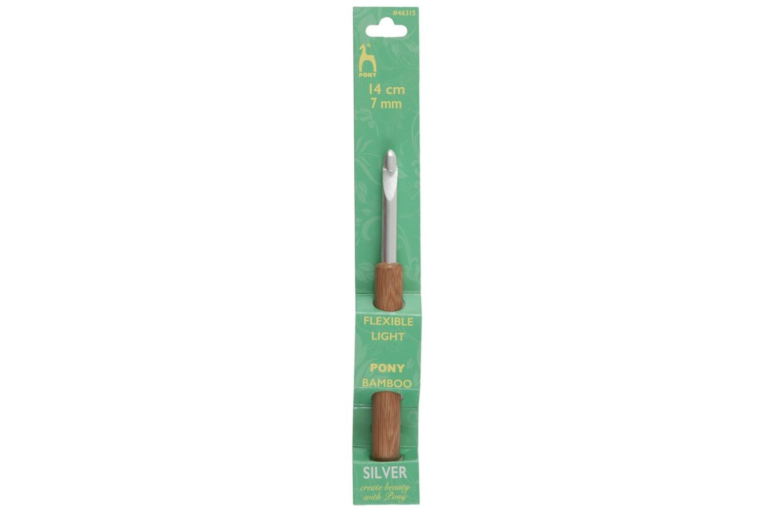 Pony Gro-p46315 - Chk Wbamb 700 - Crochet Hook Aluminium Wit