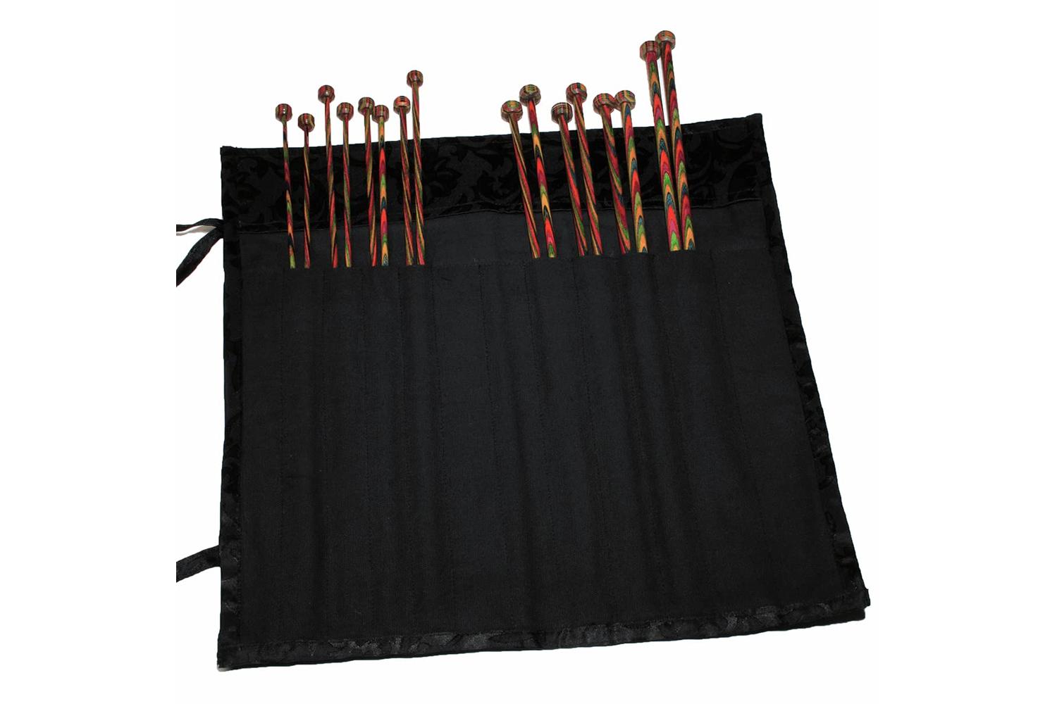 Knitpro Gro-kp10738 - Fabric Knitting Pin Case Black Jacquar