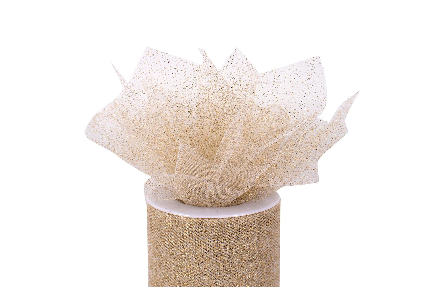 Occasions Gro-r411mt\gl - Tulle 23mx15cm - Trim Tulle 23m X-3