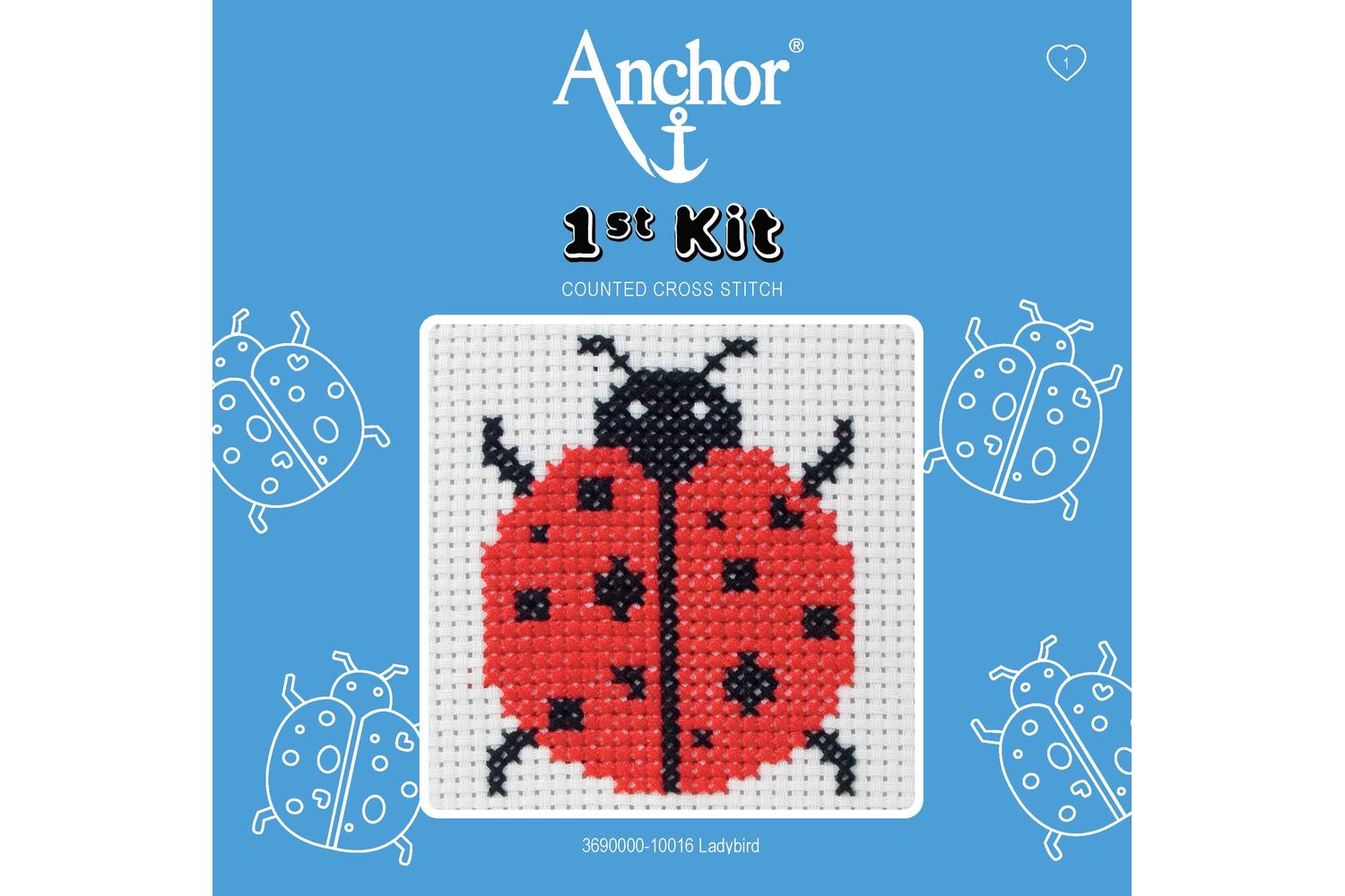 Anchor Gro-3690000\10016 - First Kit Ladybird - Counted Cros