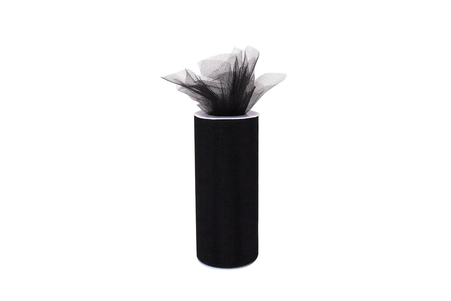 Occasions Gro-r411bk - Tulle 23mx15cm - Trim Tulle 23m X 15c
