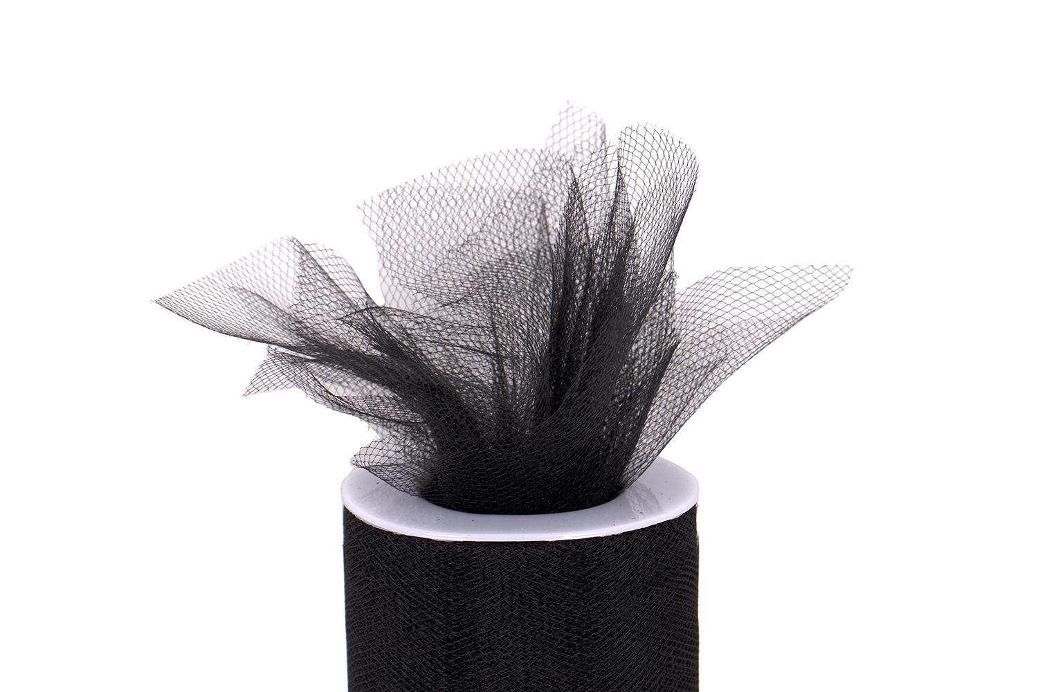 Occasions Gro-r411bk - Tulle 23mx15cm - Trim Tulle 23m X 15c-2