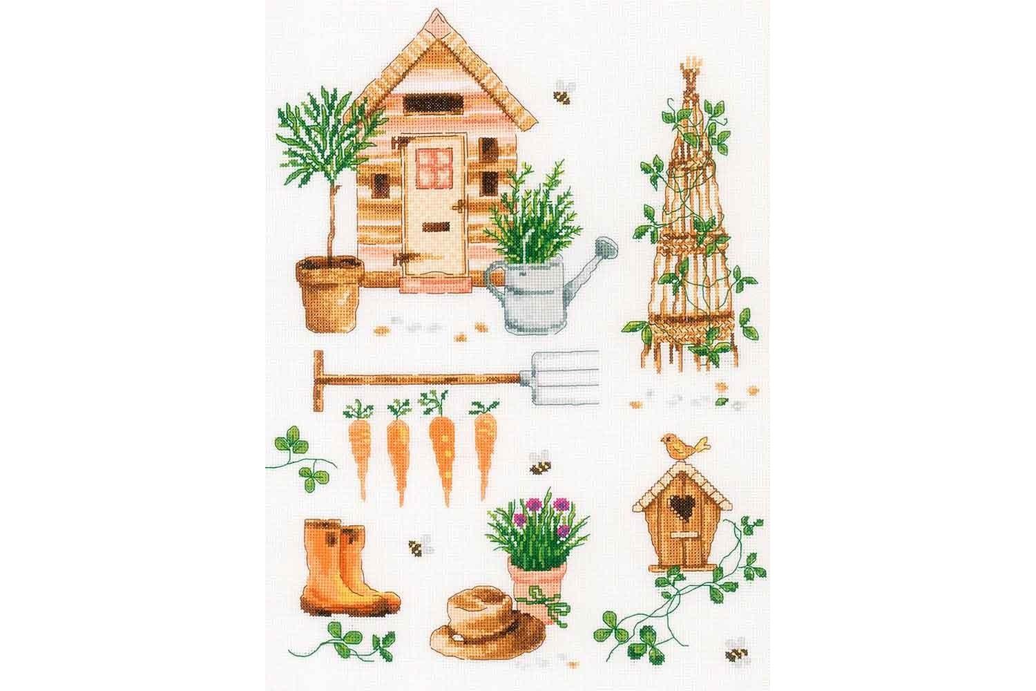 Vervaco Gro-pn-0197085 - Garden - Counted Cross Stitch Kit G